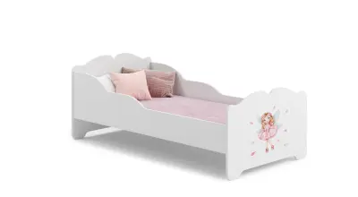 Anna - enojna postelja 140x70 z otroško grafiko z vzmetnico