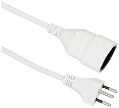 Value tok priključni kabel [1x T12 vtič - 1x T13 vtičnica] 5 m bela