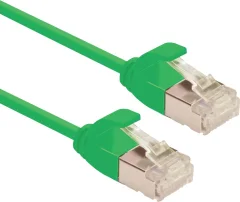 Roline 21153336 RJ45 omrežni kabel\, Patch kabel CAT 6a U/FTP 3.00 m zelena  1 kos