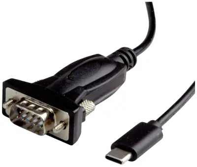 Value USB-C kabel  VGA 9-polni vtič\, USB-C® vtič 1.80 m črna  12991162