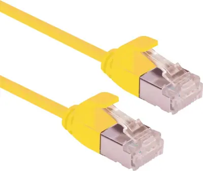 Roline 21153327 RJ45 omrežni kabel\, Patch kabel CAT 6a U/FTP 5.00 m rumena  1 kos