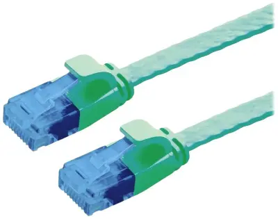 Value 21992044 RJ45 omrežni kabel\, Patch kabel CAT 6a U/UTP 1.50 m zelena  1 kos