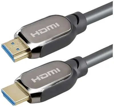 Roline HDMI priključni kabel HDMI-A  vtič 2 m črna 11046011 #####8K UHD\, dvojno oklopljen HDMI kabel