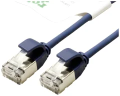 Roline green 21443342 RJ45 omrežni kabel\, Patch kabel CAT 6a U/FTP 0.50 m modra  1 kos