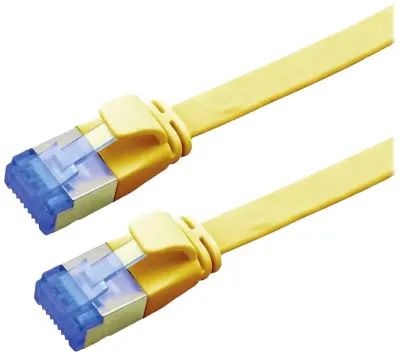 Value 21992131 RJ45 omrežni kabel\, Patch kabel CAT 6a F/UTP 1.00 m rumena  1 kos