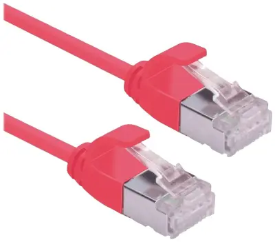 Roline 21153316 RJ45 omrežni kabel\, Patch kabel CAT 6a U/FTP 3.00 m rdeča  1 kos