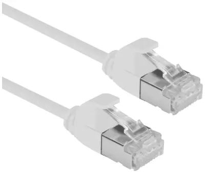 Roline 21153303 RJ45 omrežni kabel\, Patch kabel CAT 6a U/FTP 1.00 m siva  1 kos