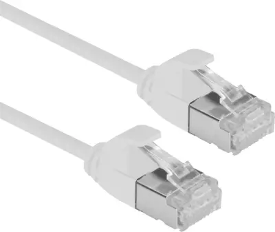 Roline 21153301 RJ45 omrežni kabel\, Patch kabel CAT 6a U/FTP 0.30 m siva  1 kos