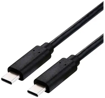 Kabel ROLINE USB4 Gen3x2\, C–C\, ST/ST\, 40Gbit/s\, 100W\, črn\, 1 m Roline USB-C kabel  USB-C® vtič 1.00 m črna  11029082