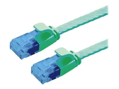 Value 21992043 RJ45 omrežni kabel\, Patch kabel CAT 6a U/UTP 3.00 m zelena  1 kos