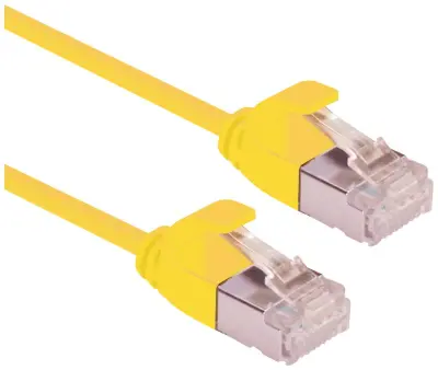 Roline 21153325 RJ45 omrežni kabel\, Patch kabel CAT 6a U/FTP 2.00 m rumena  1 kos