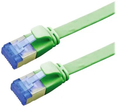 Value 21992141 RJ45 omrežni kabel\, Patch kabel CAT 6a F/UTP 1.00 m zelena  1 kos