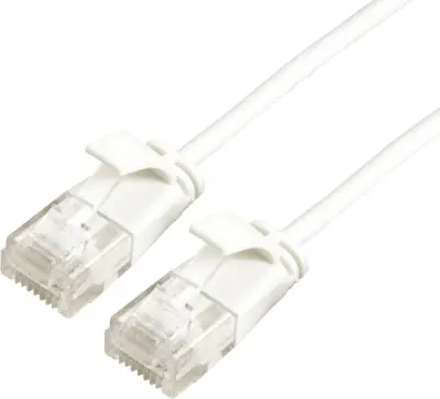 Roline green 21440978 RJ45 omrežni kabel\, Patch kabel CAT 6a U/UTP 0.15 m bela  1 kos
