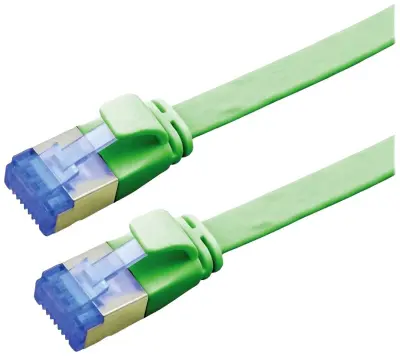 Value 21992143 RJ45 omrežni kabel\, Patch kabel CAT 6a F/UTP 3.00 m zelena  1 kos