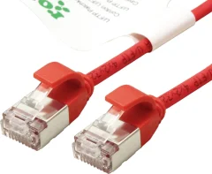 Roline green 21443310 RJ45 omrežni kabel\, Patch kabel CAT 6a U/FTP 0.15 m rdeča  1 kos
