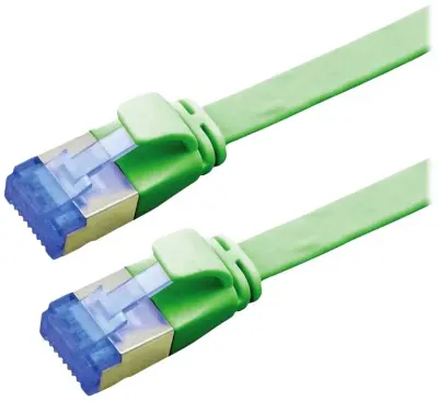 Value 21992145 RJ45 omrežni kabel\, Patch kabel CAT 6a F/UTP 5.00 m zelena  1 kos
