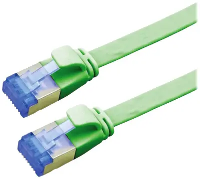 Value 21992142 RJ45 omrežni kabel\, Patch kabel CAT 6a F/UTP 2.00 m zelena  1 kos