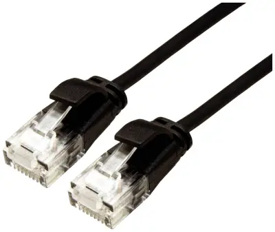 Roline green 21443956 RJ45 omrežni kabel\, Patch kabel CAT 6a U/UTP 3.00 m črna  1 kos