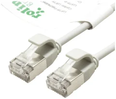 Roline green 21443302 RJ45 omrežni kabel\, Patch kabel CAT 6a U/FTP 0.50 m siva  1 kos