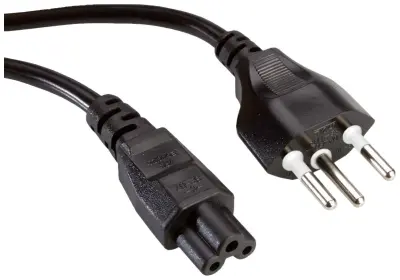 Value tok priključni kabel [1x T12 vtič - 1x IEC vtičnica] 1 m črna