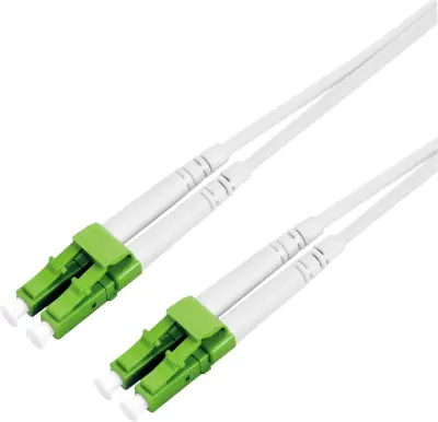 Roline 21158637 steklena vlakna optični priključni kabel LC  20.00 m bela  1 kos