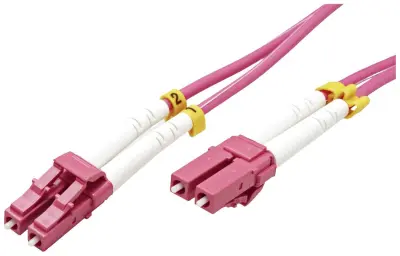 Value 21998754 steklena vlakna optični priključni kabel LC  7.00 m vijolična  1 kos