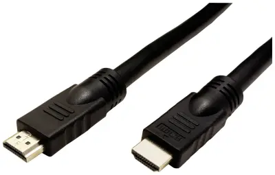 Roline HDMI priključni kabel HDMI-A  vtič 20 m črna 14013455 #####4K UHD HDMI kabel