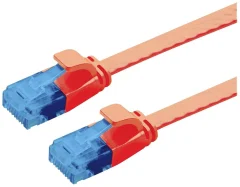Value 21992020 RJ45 omrežni kabel\, Patch kabel CAT 6a U/UTP 0.50 m rdeča  1 kos