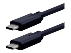 Kabel ROLINE USB3.2 Gen2x2\, C–C\, ST/ST\, 20Gbit/s\, 240W\, črn\, 1 m Roline USB kabel  USB-C® vtič 1.50 m črna  11029076