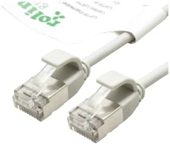 Roline green 21443300 RJ45 omrežni kabel\, Patch kabel CAT 6a U/FTP 0.15 m siva  1 kos