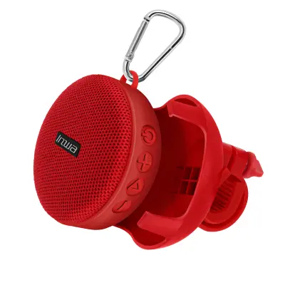 Kolesarski Bluetooth zvocnik / Vodotesen brezžicni športni zvocnik IPX7 - rdec