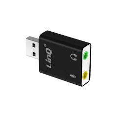 Zunanja zvocna kartica USB PC, Macbook - adapter Double Jack Surround 7.1 (zvocnik, mikrofon, slušalke)
