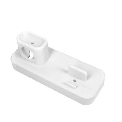 Stojalo za polnjenje vec naprav za iPhone, AirPods in Apple Watch (serije 1, 2, 3, 4, 5, 6, SE, 7) iz silikona - belo