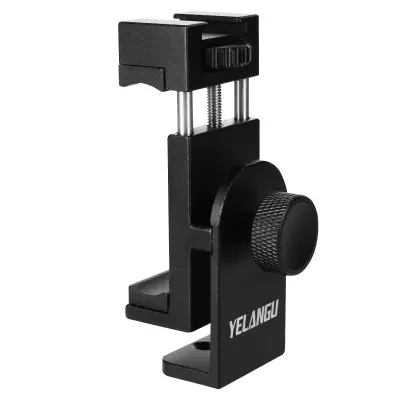 Nastavljiv adapter za stojalo za pametni telefon, združljiv s standardnim vijakom - crn