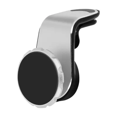 Magnetno avtomobilsko držalo za pametni telefon, kompakten nosilec za zracno režo - srebrn