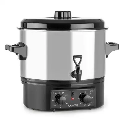 Klarstein BIGGIE SMALL, NERJAVECE JEKLO, 16 L, 2000 W, LONEC ZA ZAKUHO