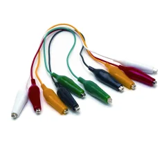 Mueller Electric BU-00286 merilni kabel\, komplet [priključek s sponkami - ]  črna\, zelena\, rdeča\, bela\, rumena 1 set