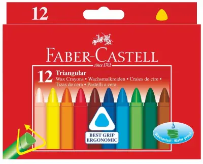 Voščenke Faber-Castell trioglate 12/1