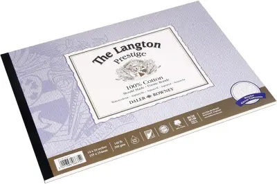 Blok akvarelni Langton Prestige 35,5x25,4 cm, 300g, 12 listni