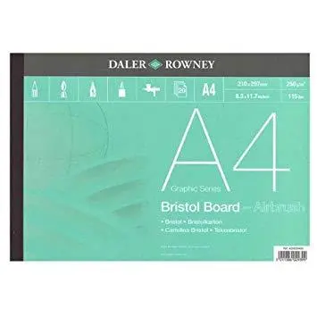 Skicirka Bristol A4, 250g, 20 listna