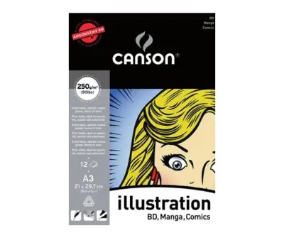 Skicirka Illustration A3 250 g, 12 listna