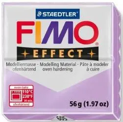 FIMO Effect polimerna masa 605, pastelno vijolična, 56g