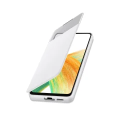 Originalni ovitek za Galaxy A33 5G, ovitek denarnice S View s pametnim oknom - bel