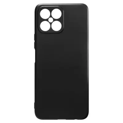 Prilagodljiv gel silikonski ovitek Honor X8 crn, ultra tanek