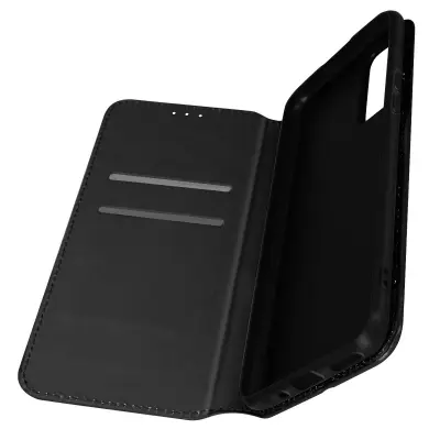 Ovitek Oppo Find X5 Pro z držalom za kartico in podporo za video, magnetni preklop - crn