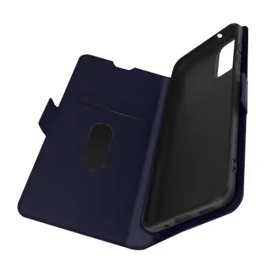 Ovitek za Samsung Galaxy S20, držalo za kartice, stojalo za video in mini magnetni zavihek - moder