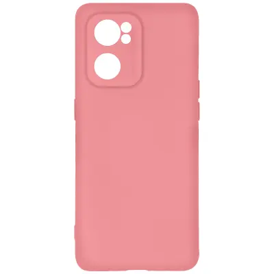 Poltrdi silikonski ovitek Oppo Find X5 Lite z mehkim zakljuckom na dotik - roza