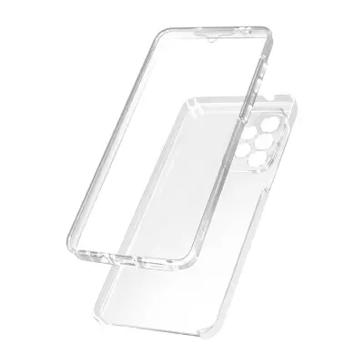 Samsung Galaxy A33 5G integrirana sprednja in zadnja torba, prozorna torbica