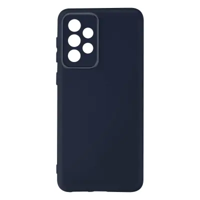 Ovitek za Samsung Galaxy A33 5G, poltrdi silikon z mehkim zakljuckom na dotik - moder