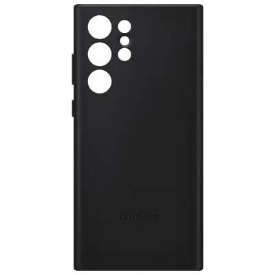 Originalna torbica Samsung S22 Ultra iz pravega usnja, serija usnjenih prevlek - crna